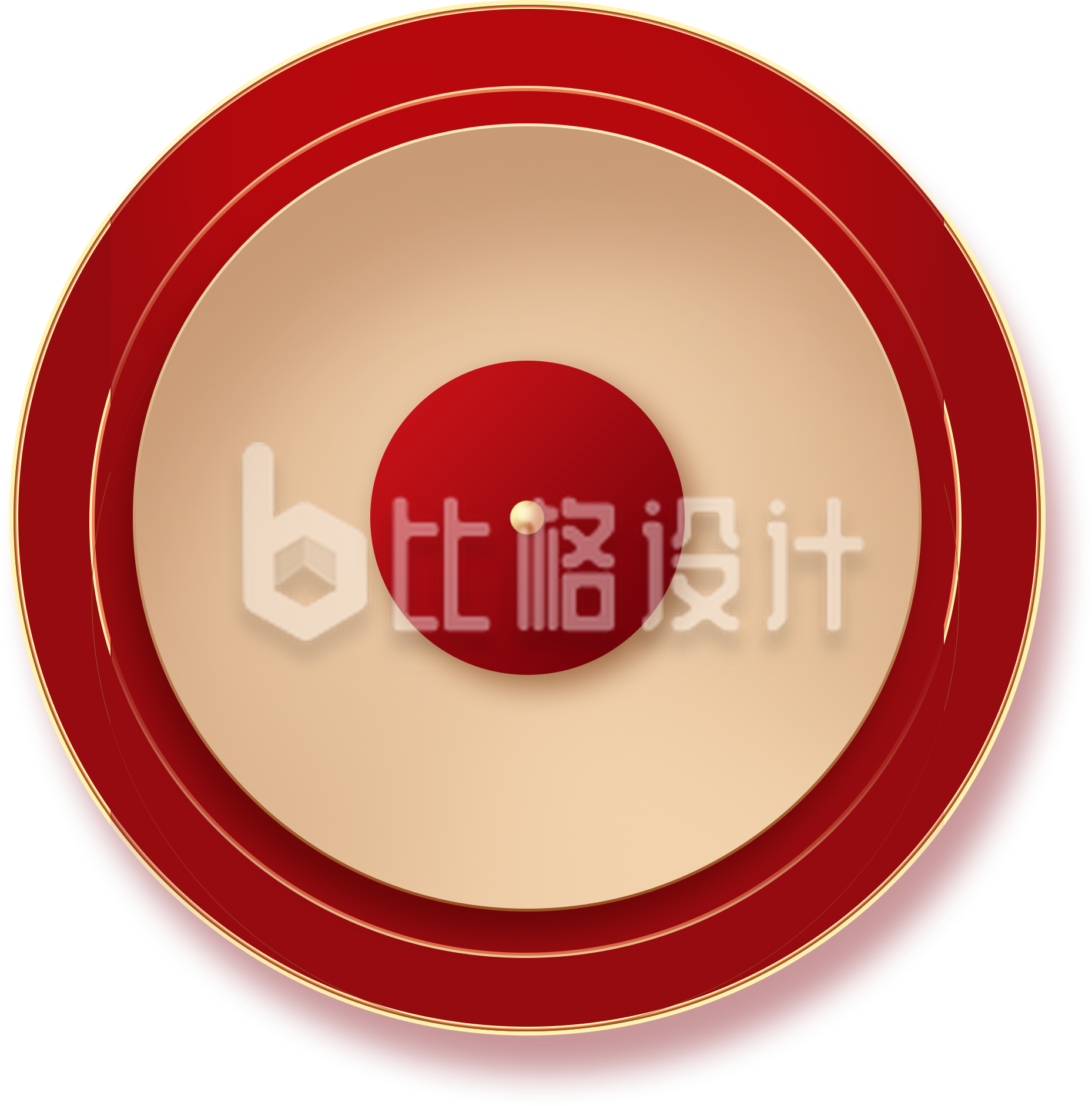 时钟圆形表盘手绘