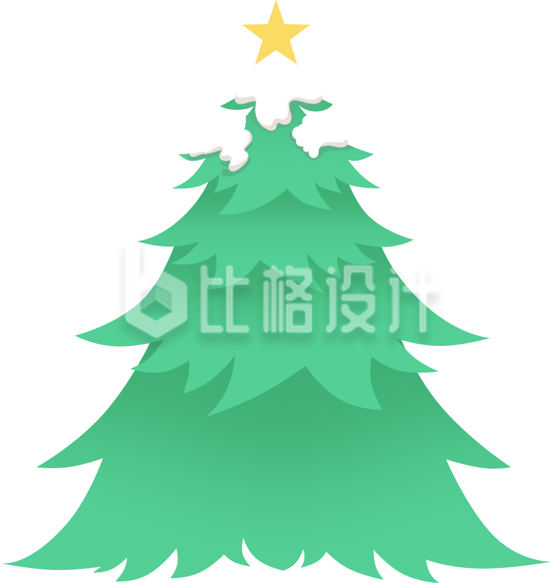 绿色圣诞树