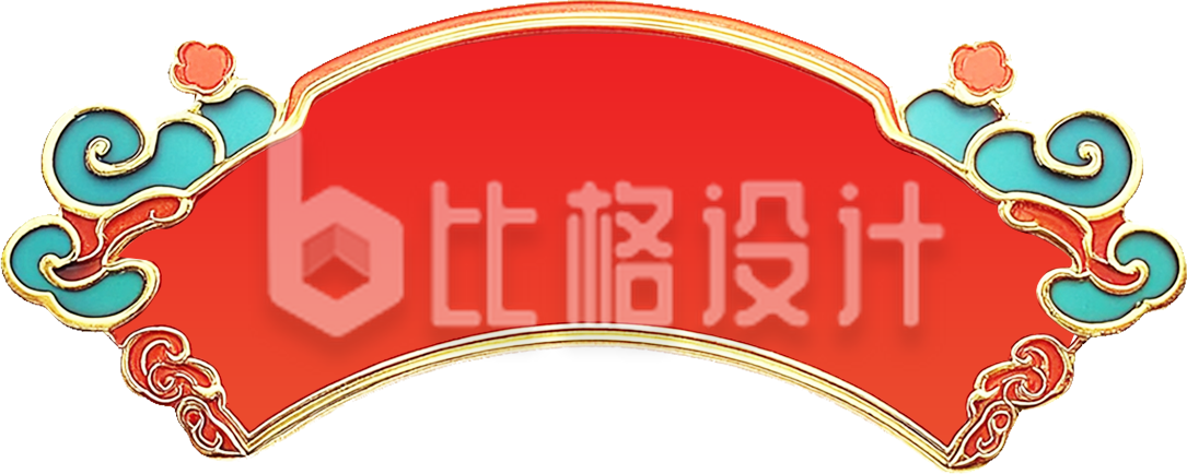 国潮风标题框