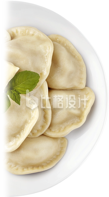 饺子食物美食冬至实景免抠图片