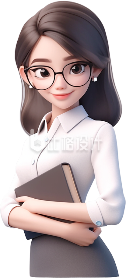 女性老师教育指导3D