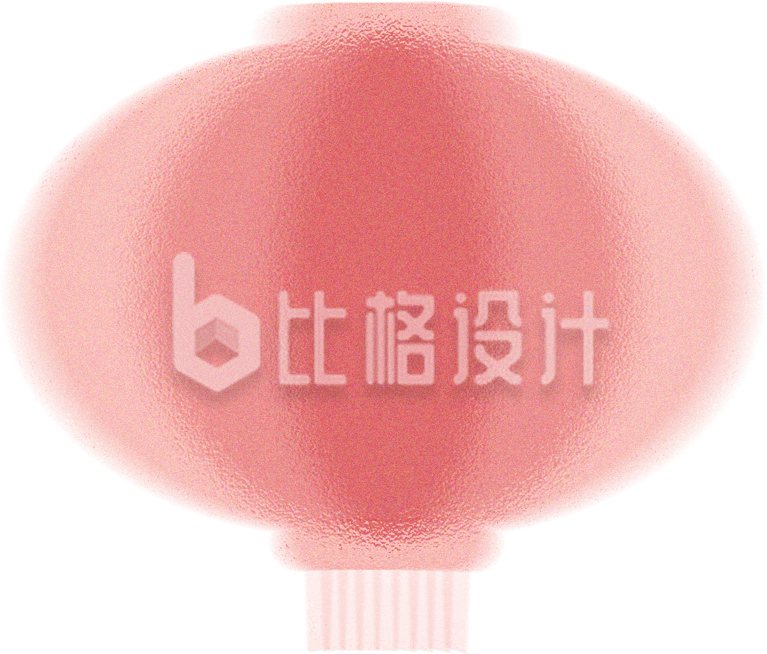 红色灯笼手绘渐变