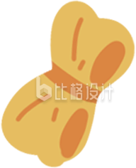 黄色蝴蝶结