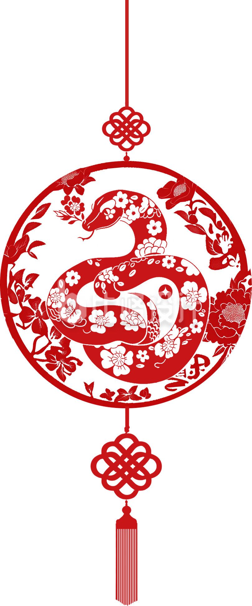 蛇年剪纸