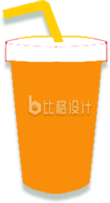 饮料手绘插画