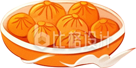 一盘包子