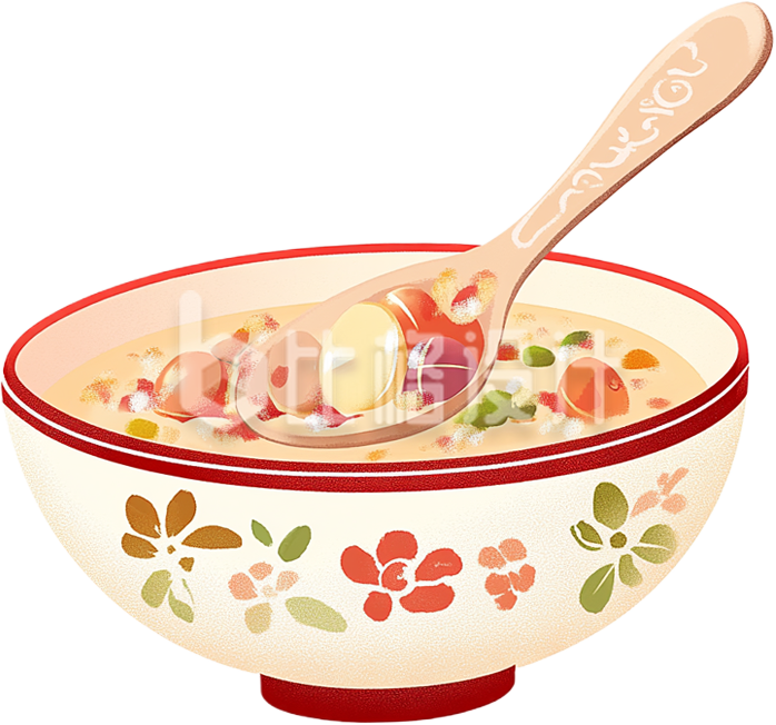 手绘一碗腊八粥