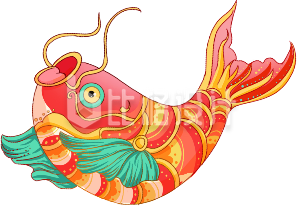 鱼手绘插画