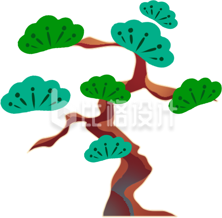 松柏手绘