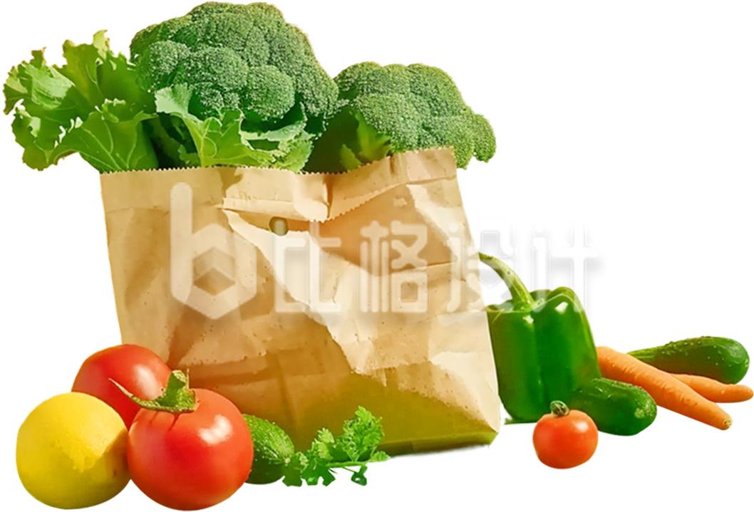 健康绿色蔬菜食物促销