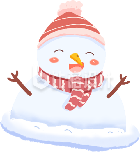 雪人手绘