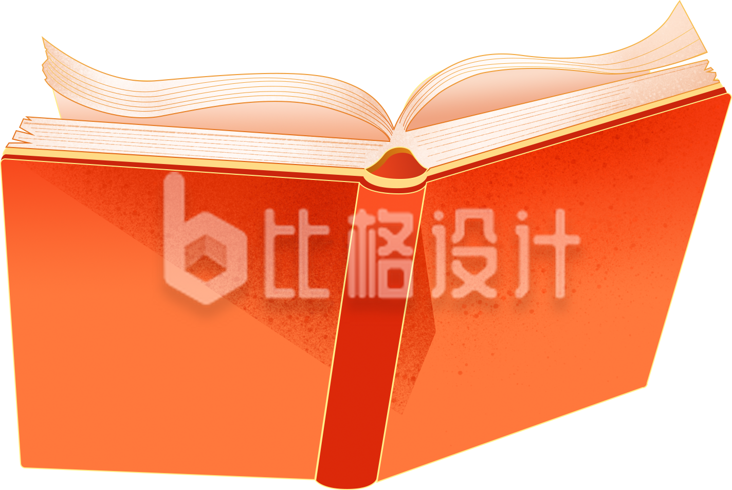 书本书籍手绘
