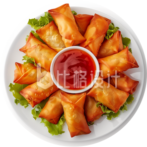 韭菜盒子美食促销