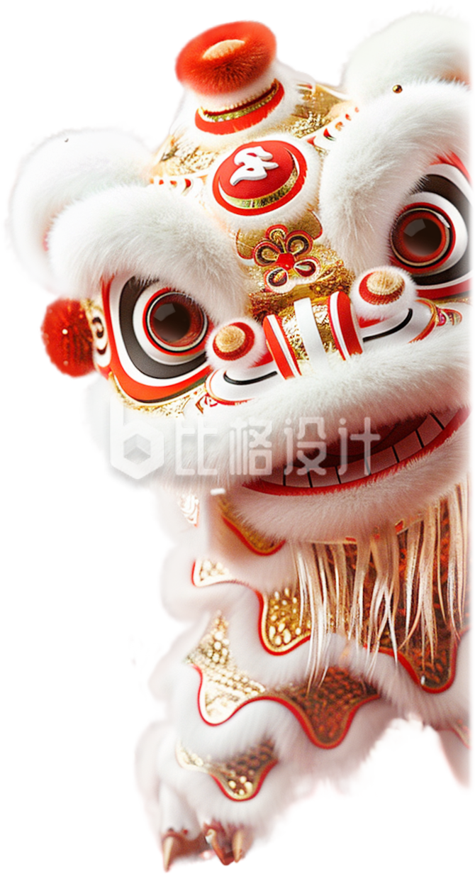 舞狮拜年实景