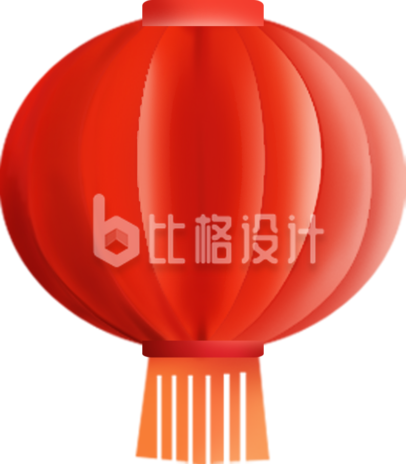红色灯笼手绘