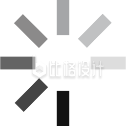 无网络信号图标渐变线条