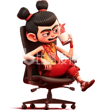扎着双丸子头的小孩坐在椅子上喝水 扎着双丸子头的小孩坐在椅子上喝水