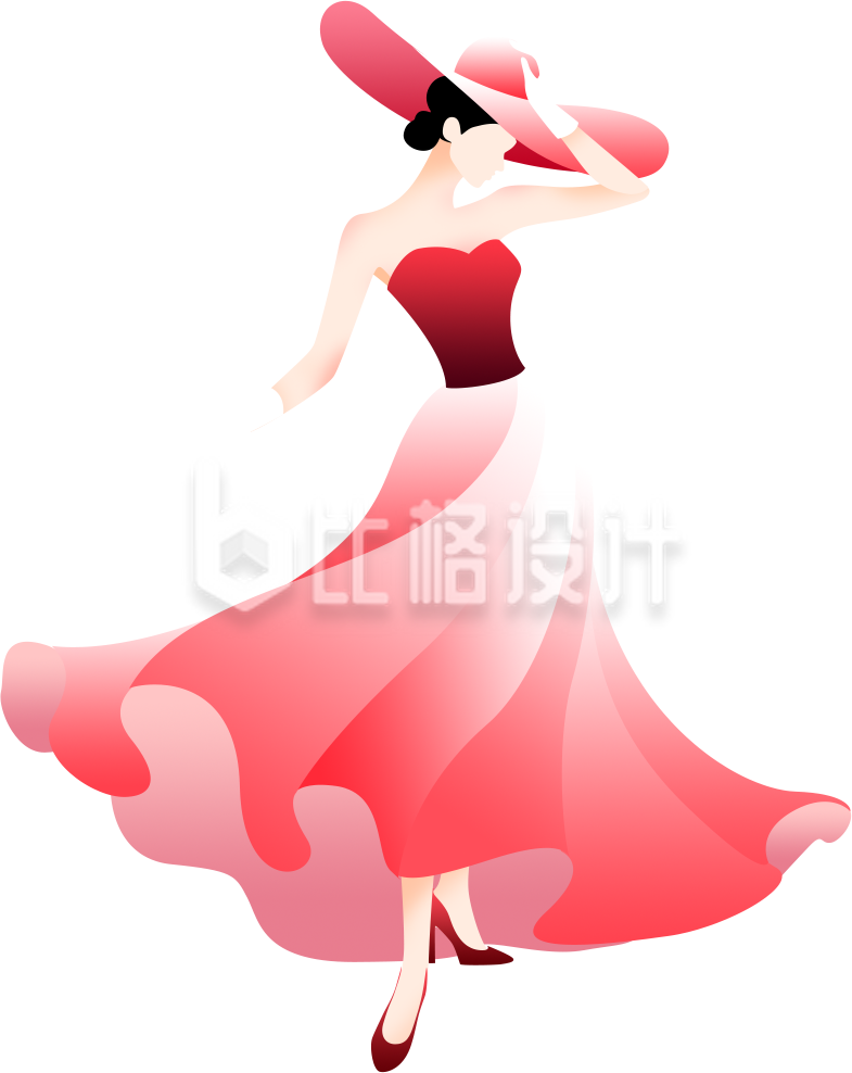 女生女神手绘