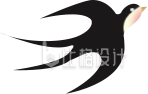燕子手绘小鸟