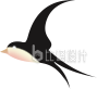 燕子手绘小鸟