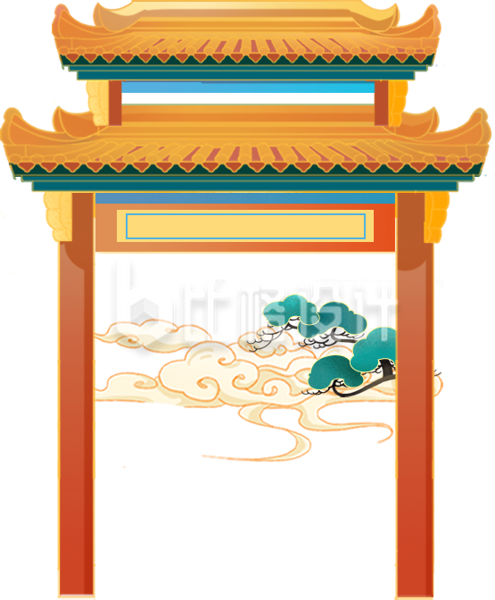 中国风建筑手绘
