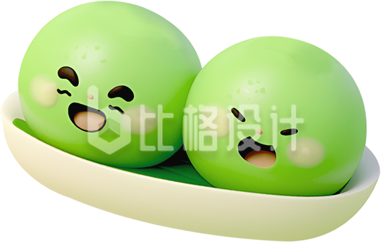 清明节青团美食促销3D