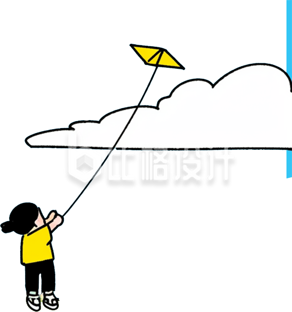 放风筝的小孩