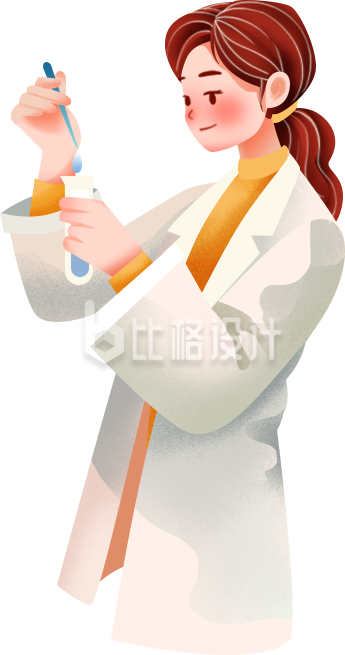 医生手绘插画