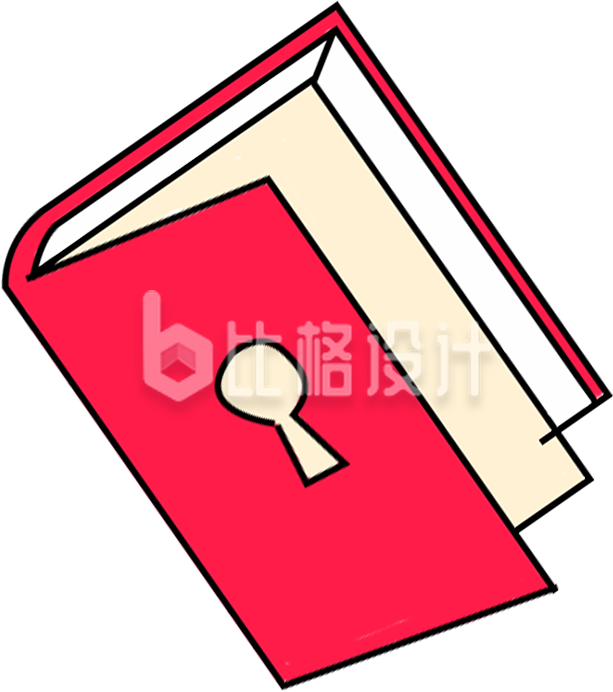 书本书籍手绘