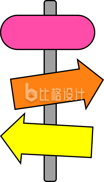指示牌手绘