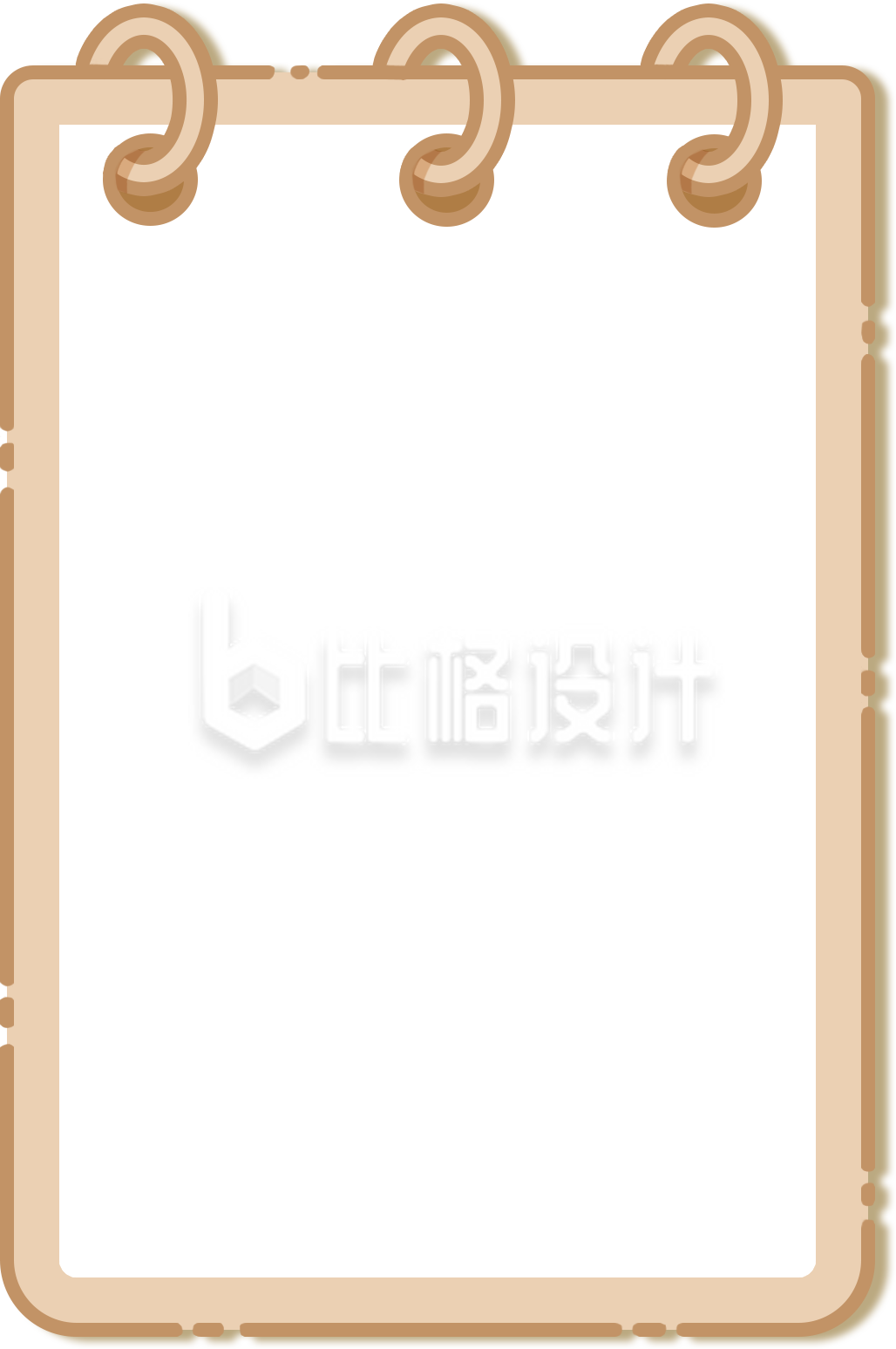 线圈本纸张手绘