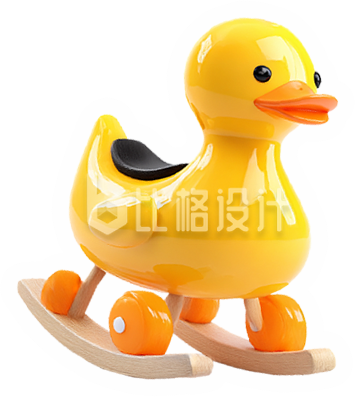 黄色玩具小鸭子3D