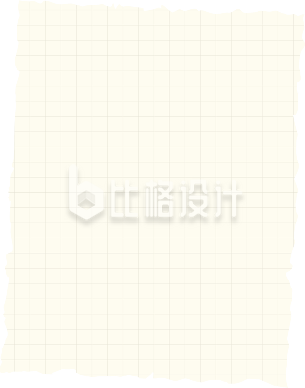 黄色纸张框手绘