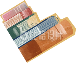 一摞书