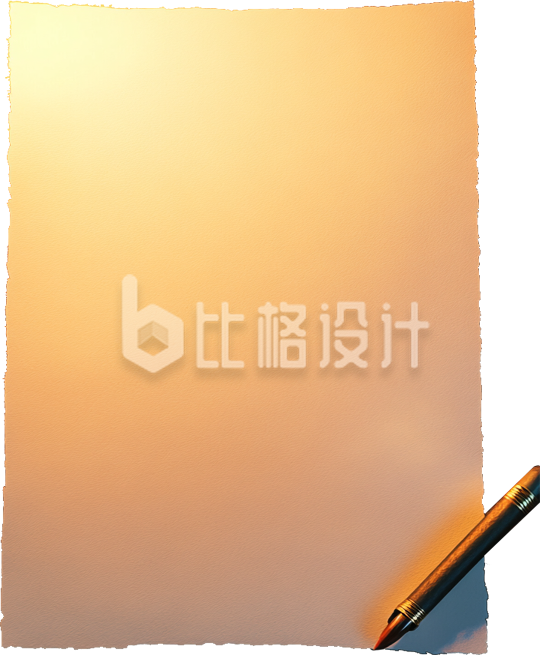 一张空白纸