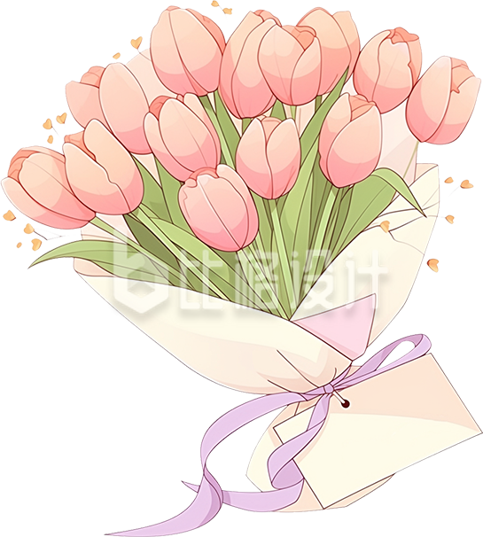 一束郁金香鲜花