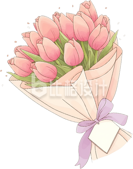 一束郁金香鲜花