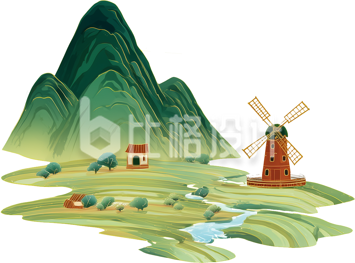 农村田园场景图