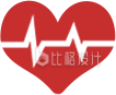医疗健康体检手绘心律手绘插画
