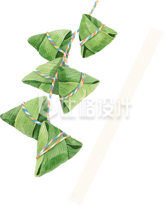 手绘端午节粽子