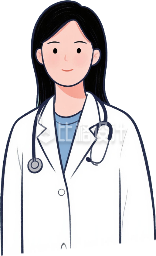 手绘女医生