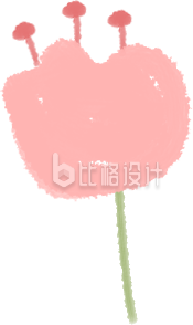 小花手绘插画植物