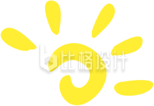 手绘太阳