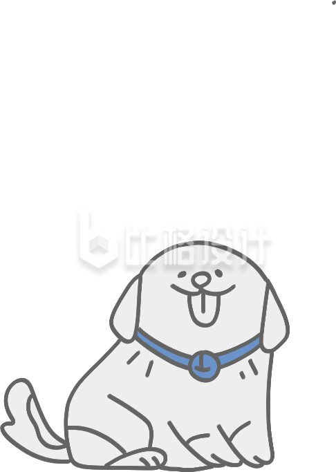 可爱小狗插画