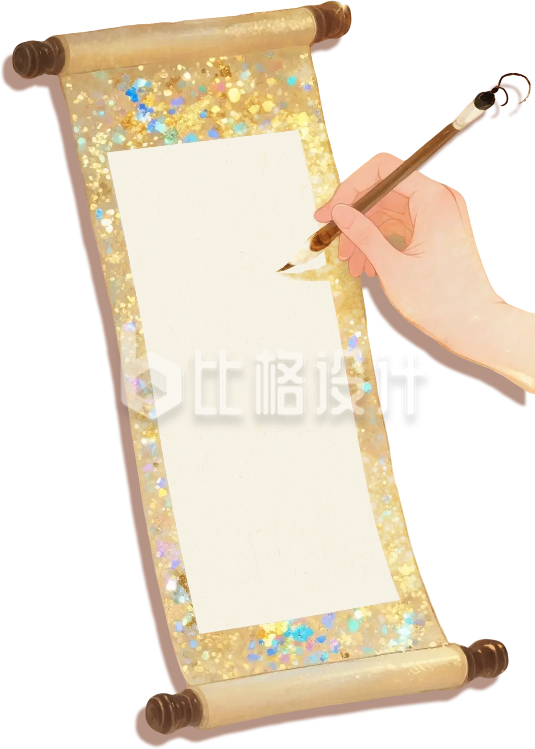 卷轴中国风
