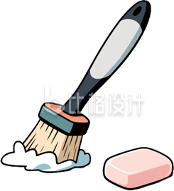 素质香皂保洁卫生手绘插画 素质香皂保洁卫生手绘插画