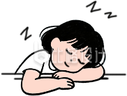 睡觉休息可爱小女孩手绘插画 睡觉休息可爱小女孩手绘插画