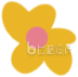 黄色小花装饰手绘