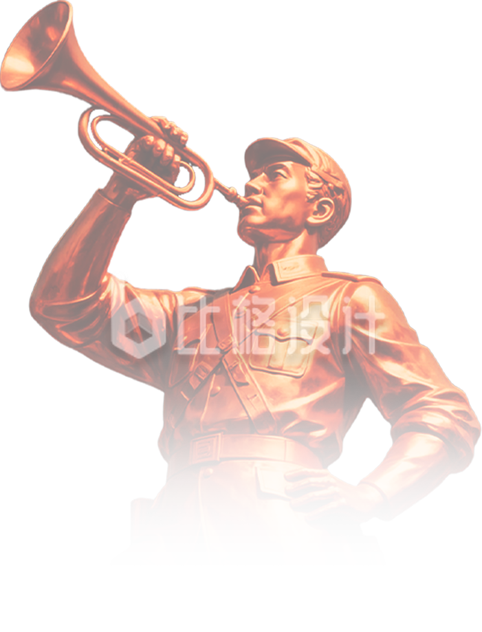军人吹号角