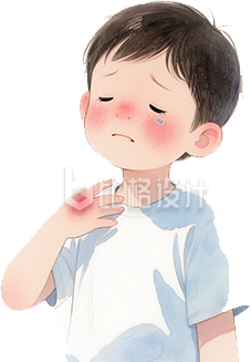过敏的儿童
